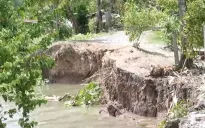 Liên tiếp xảy ra sạt lở bờ sông tại Hậu Giang