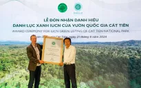 Vườn Quốc gia Cát Tiên chính thức được công nhận đạt danh hiệu Danh lục Xanh IUCN