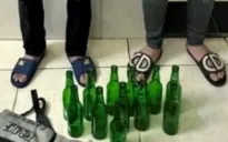 Ngăn chặn hai thanh niên mang theo vỏ chai bia đi đánh nhau nửa đêm