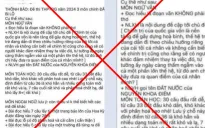 Bộ Công an đang xác minh đối tượng đăng tin giả "lộ đề thi tốt nghiệp THPT"