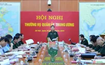 Đại tướng Phan Văn Giang chủ trì Hội nghị Thường vụ Quân ủy Trung ương