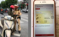 Vượt đèn đỏ, người phụ nữ bị tạm giữ giấy phép lái xe tích hợp trên VNeID