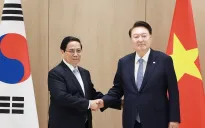 Thủ tướng Phạm Minh Chính hội kiến Tổng thống Hàn Quốc Yoon Suk Yeol