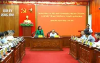 Đoàn Tiểu ban Văn kiện Đại hội XIV của Đảng làm việc với Tỉnh ủy Quảng Bình