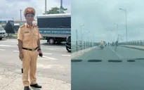 CSGT hỗ trợ ô tô chở sản phụ vỡ ối đến bệnh viện kịp thời