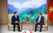 Thủ tướng tiếp Bộ trưởng phụ trách kinh tế và CPTPP của Nhật Bản