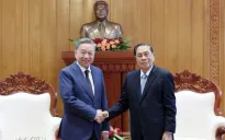 Chủ tịch nước Tô Lâm thăm các nguyên lãnh đạo cấp cao Lào