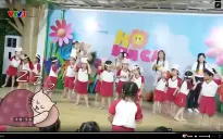 Hoa vui ca: Màn biểu diễn sôi động ở điểm trường mầm non