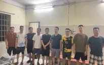 Bắt nhóm 11 đối tượng đánh bạc bằng ghi lô đề, cá độ bóng đá