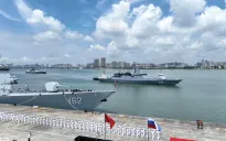 Nga, Trung Quốc tập trận trên biển