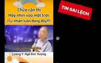 Cảnh giác thông tin sai sự thật từ "bác sĩ online"