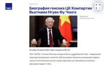 Báo chí, truyền thông quốc tế đưa tin Tổng Bí thư Nguyễn Phú Trọng từ trần