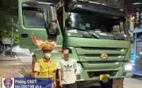Phát hiện tài xế chở hàng quá tải, dương tính với ma túy