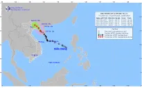 Bão số 2 giật cấp 13, cách đảo Bạch Long Vĩ khoảng 120km