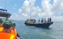 Cứu thành công 7 ngư dân gặp nạn trên biển Quảng Ninh