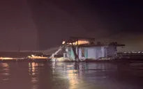 Hà Nội: Triệt phá nhóm cát tặc quy mô lớn trên sông Hồng, tạm giữ 9 đối tượng