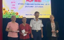 Vùng Cảnh sát biển 3: Nhiều hoạt động tri ân, đền ơn đáp nghĩa