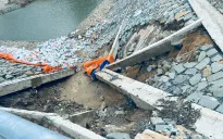 Côn Đảo: Công trình hồ chứa nước ngọt Đất Dốc xảy ra sự cố sạt lở