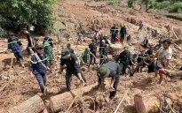 Khắc phục thiệt hại do mưa lũ tại vùng núi Bắc Bộ