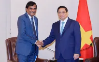 Thủ tướng Phạm Minh Chính làm việc với lãnh đạo các tập đoàn hàng đầu Ấn Độ