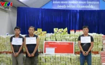 Lào bắt giữ gần 1,5 tấn ma túy