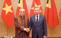 Chủ tịch nước Tô Lâm chủ trì chiêu đãi trọng thể Tổng thống Timor Leste
