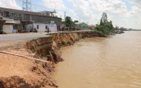 Đồng bằng sông Cửu Long liên tiếp mất đất vì sạt lở