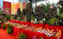 Xác lập kỷ lục 100 món bánh dân gian chế biến từ thốt nốt ở An Giang