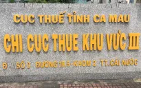Bắt 2 lãnh đạo Chi cục Thuế khu vực III, Cà Mau