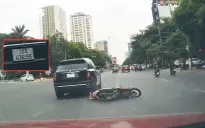 Tài xế điều khiển ô tô vượt ẩu gây tai nạn rồi bỏ đi