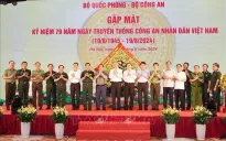 Gặp mặt Kỷ niệm 79 năm Ngày truyền thống Công an nhân dân