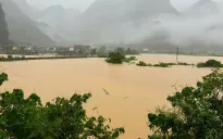 Cao Bằng: Nhiều khu vực ngập lụt do mưa lớn