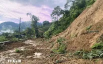 Thanh Hóa: Khắc phục sự cố sạt lở trên các tuyến đường