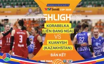 Highlights | Korabelka (Nga) 3-1 Kuanysh (Kazakhstan) | Bán kết VTV Ferroli Cup 2024