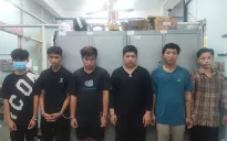 Bắt nhóm đối tượng tạt sơn để đòi nợ ở TP Hồ Chí Minh