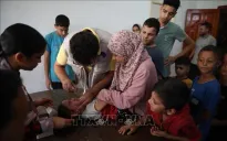 Hơn 160.000 trẻ em ở Gaza được tiêm vaccine bại liệt