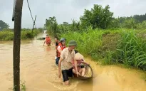 Phú Thọ: Nhiều khu vực trên địa bàn huyện Cẩm Khê chìm trong nước lũ