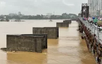Lũ trên các sông đang lên, sông Hồng ở Hà Nội đạt đỉnh vào trưa 11/9