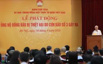 Tiếp nhận 407 tỉ đồng tại Lễ phát động ủng hộ đồng bào bị thiệt hại do bão số 3 gây ra