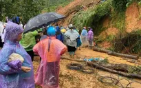 Nhiều tuyến đường ở Cao Bằng tiếp tục sạt lở cản trở công tác tìm kiếm cứu nạn