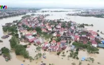 Hà Nội: Vùng dân cư ven sông Cầu, sông Cà Lồ chìm trong biển nước