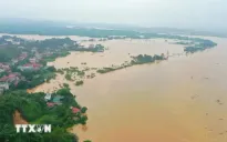 Lũ trên sông Thao tại Yên Bái tiếp tục xuống mức báo động 1
