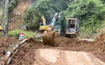 Yên Bái đã thông xe bước 1 Quốc lộ 70