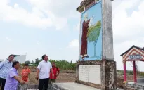 Cà Mau: Trùng tu, nâng cấp bia kỉ niệm "Cây vú sữa miền Nam với Bác Hồ"