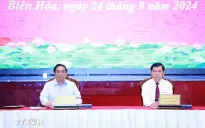 Thủ tướng làm việc với Ban Thường vụ Tỉnh ủy Đồng Nai về phát triển kinh tế - xã hội