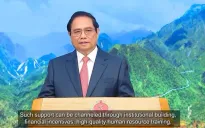 Thủ tướng phát biểu trực tuyến tại lễ công bố chỉ số đổi mới sáng tạo toàn cầu