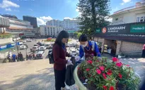 Học sinh ở Đà Lạt góp phần làm đẹp cho môi trường