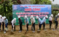 Khởi công tái thiết nhà ở vùng lũ tại xã Mường Hoa (Sa Pa)