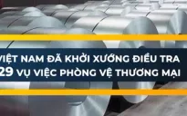 Việt Nam đã khởi xướng điều tra 29 vụ việc phòng vệ thương mại