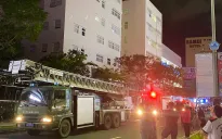 Cháy tầng cao nhất của Bệnh viện Hoàn Mỹ Đà Nẵng